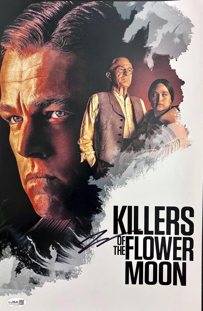 Leonardo DiCaprio signed 11x17 (Killers of the Flower Moon) - JSA COA